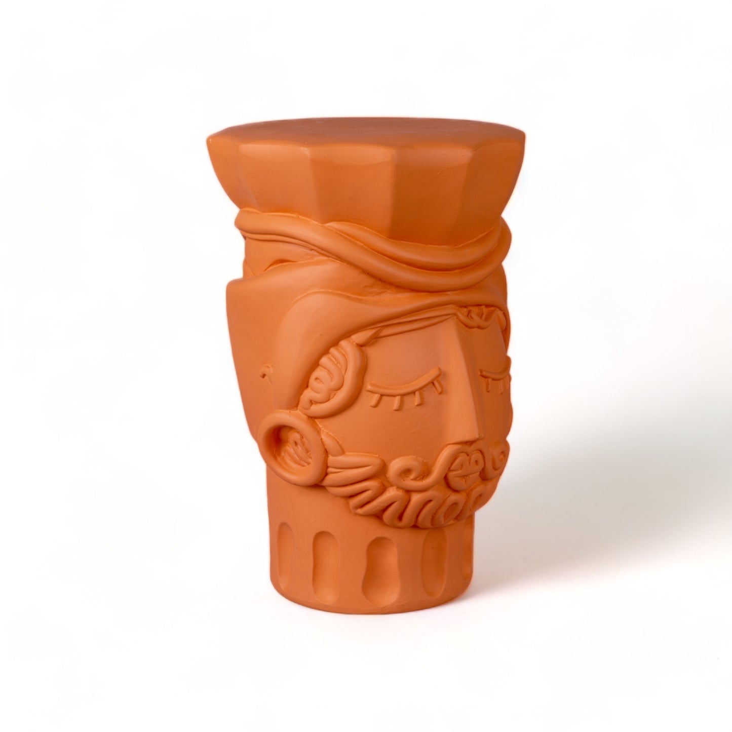 Magna Graecia Terracotta Stool Man