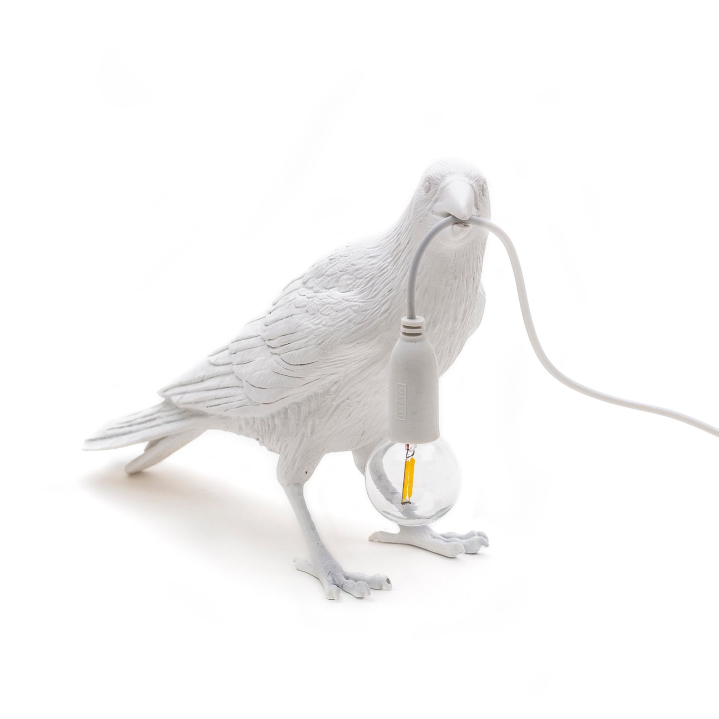 Bird Lamp White Waiting OUTDOOR