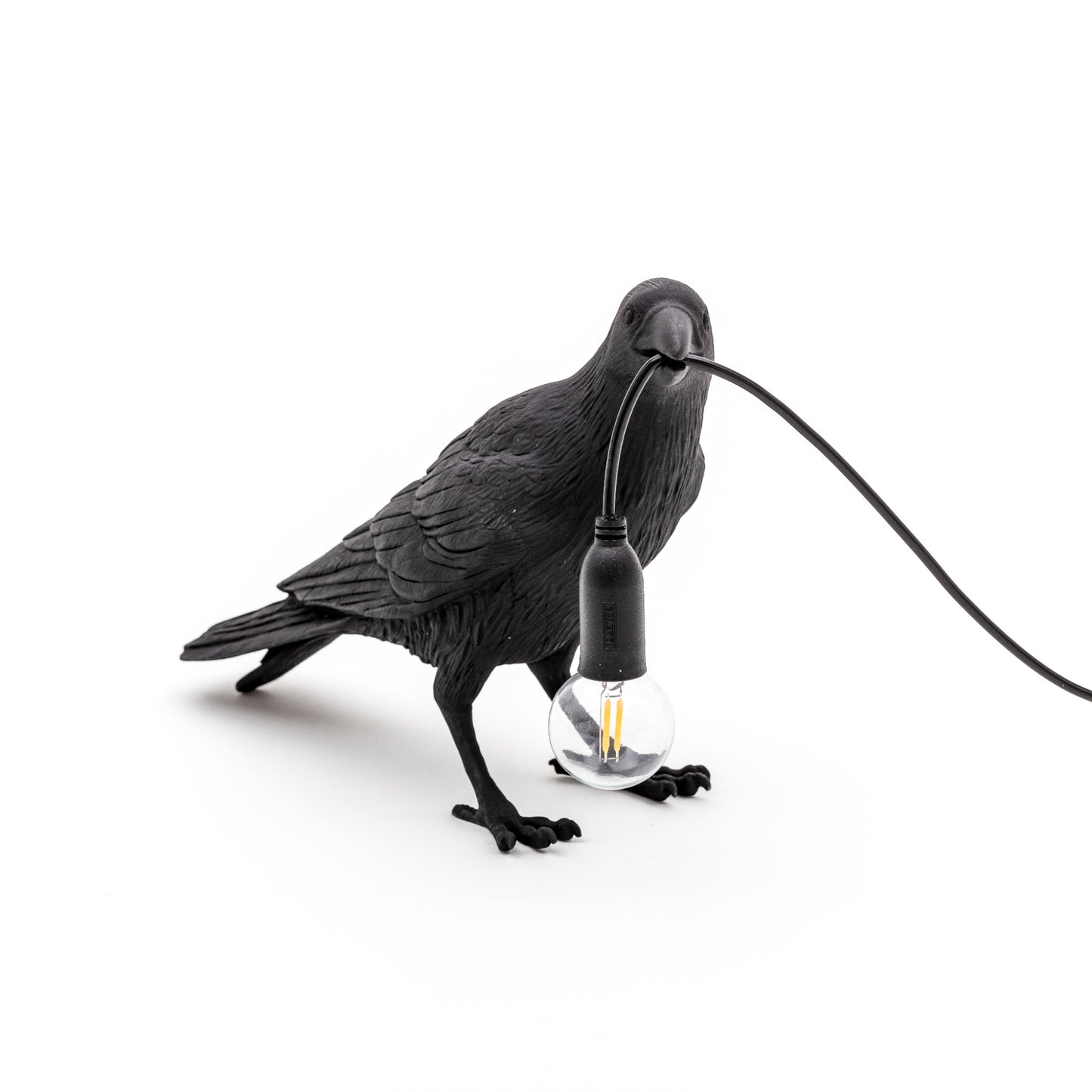 Bird Lamp Black Waiting OUTDOOR