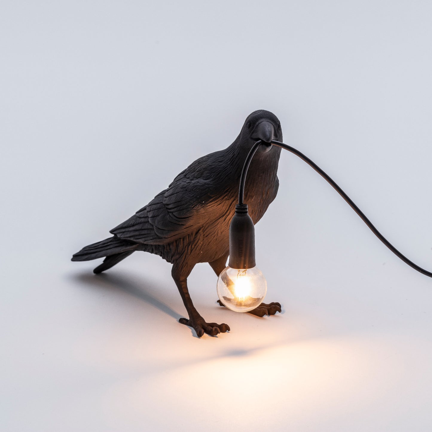 Bird Lamp Black Waiting OUTDOOR