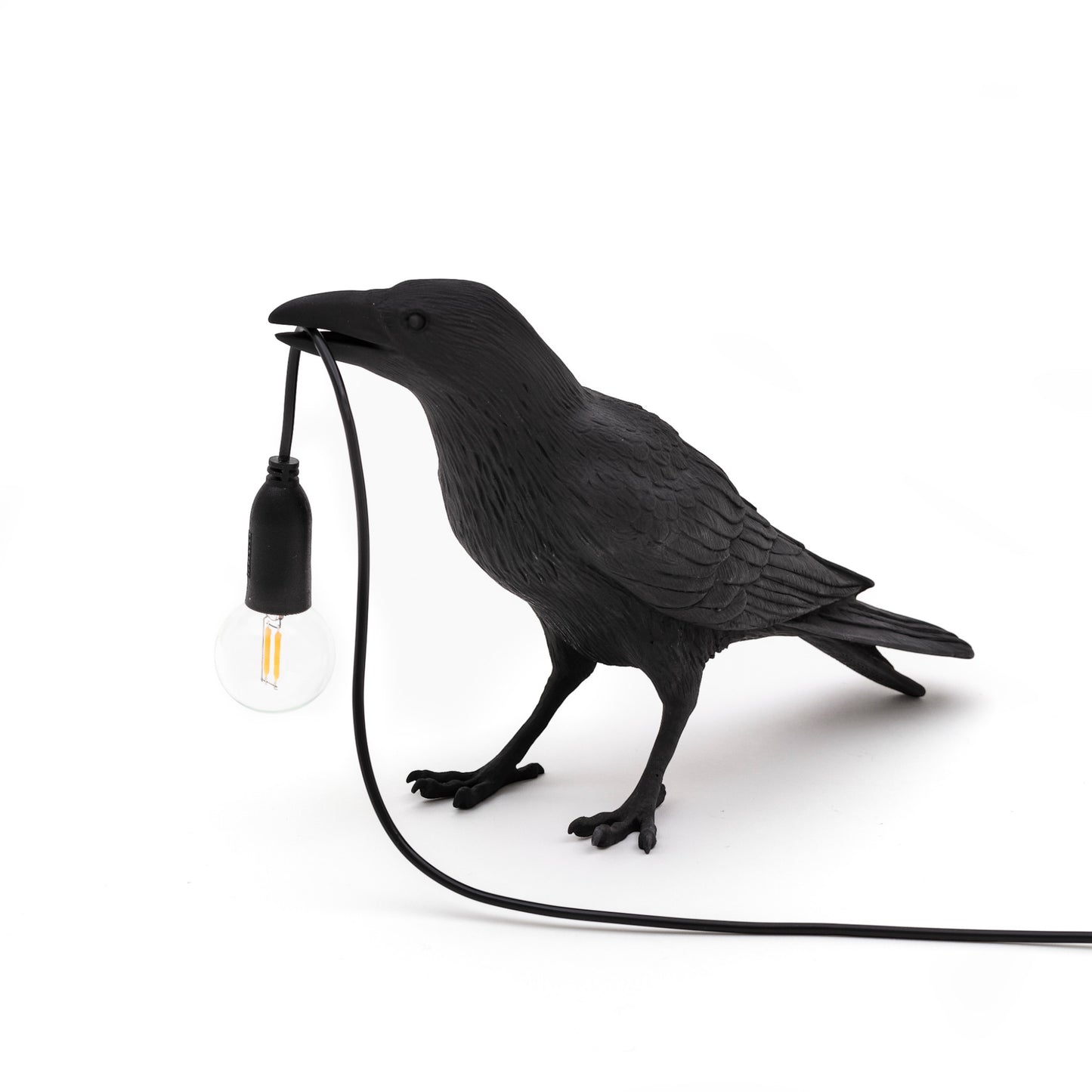 Bird Lamp Black Waiting OUTDOOR