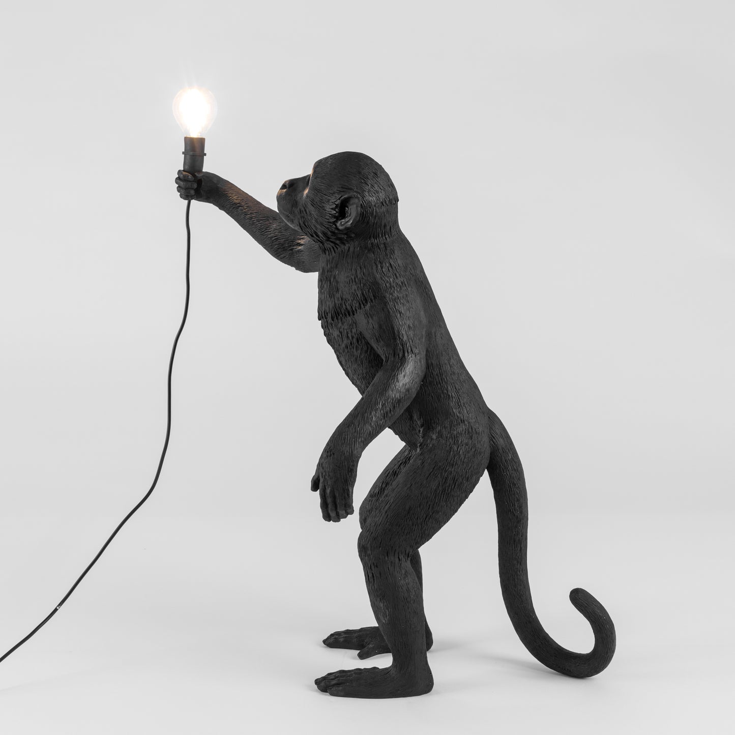 The Monkey Lamp Black Standing Version