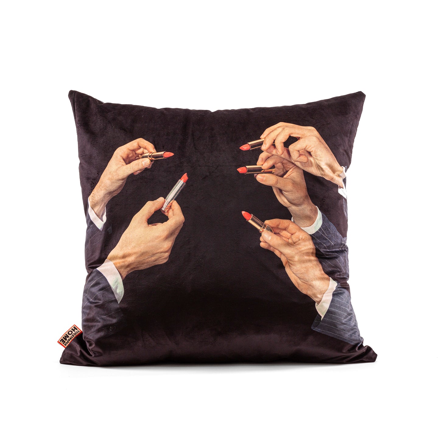 Large cushions - Lipstick black