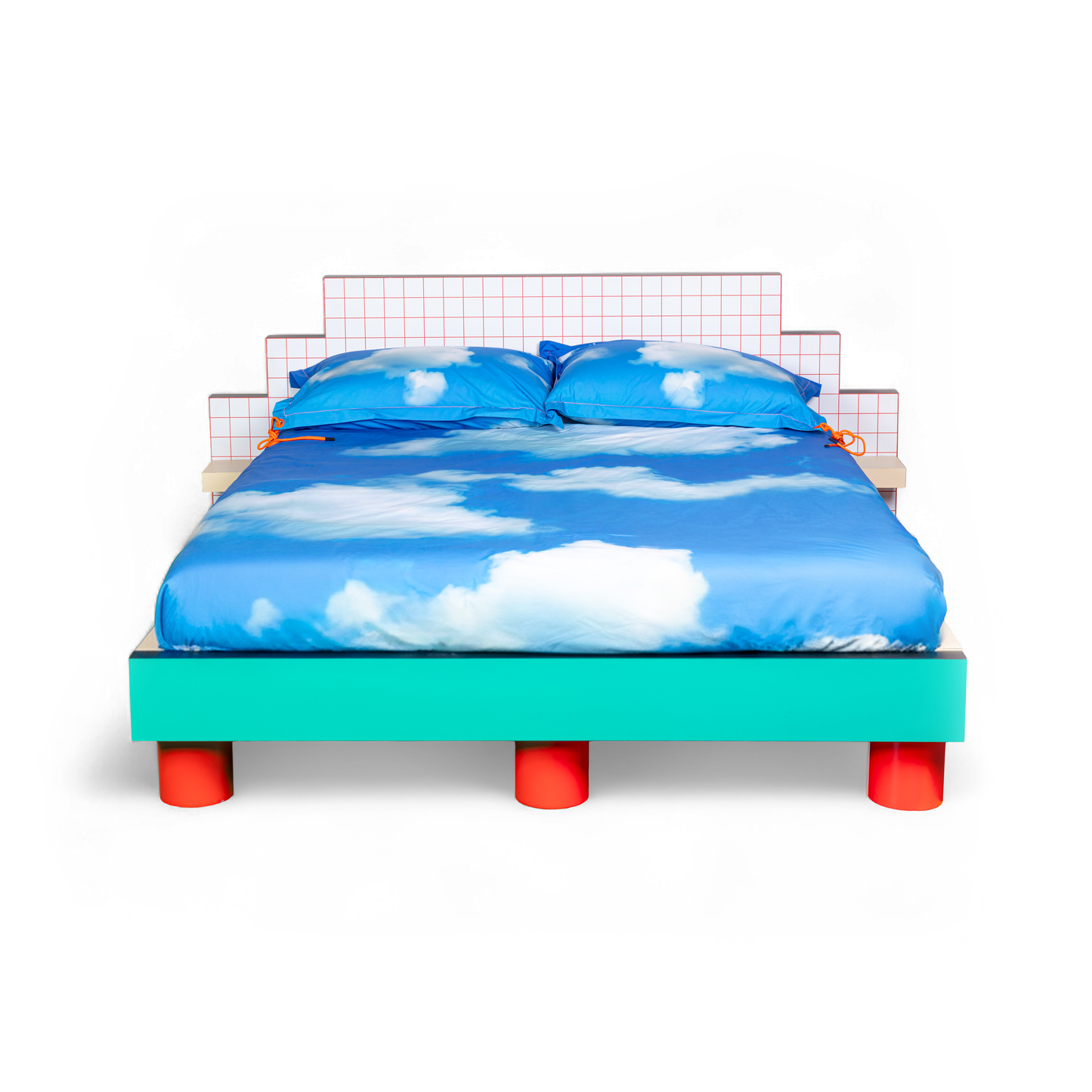SUPERBED RED GRID
