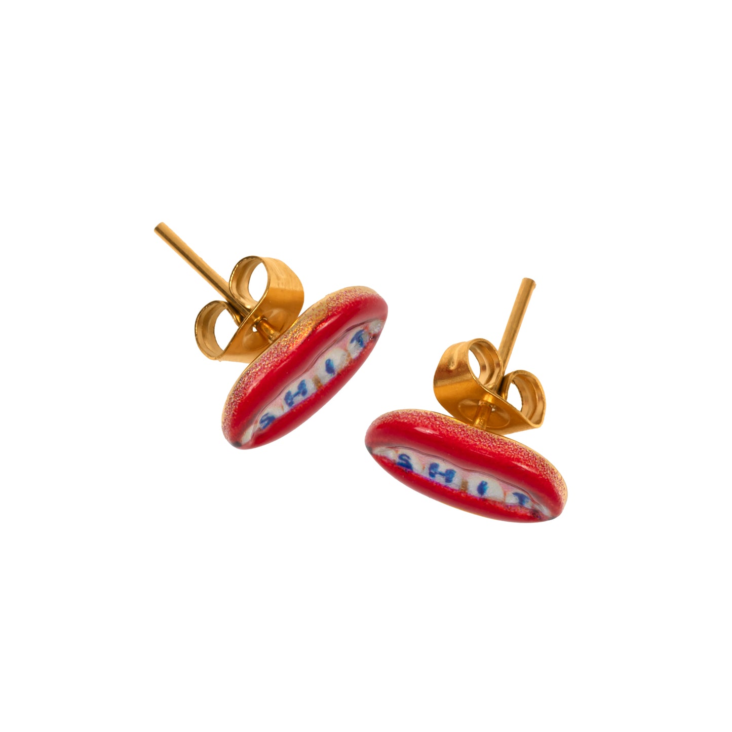 SHIT stud earrings - Toiletpaper Jewels