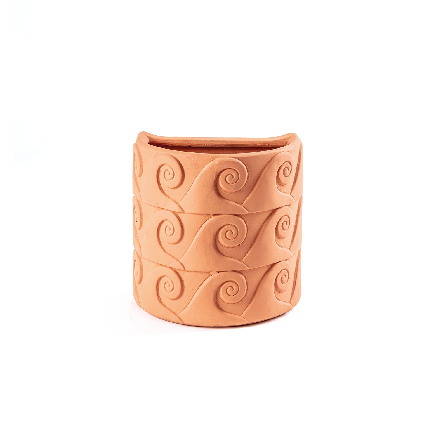 Magna Graecia Terracotta Wall vase Onde