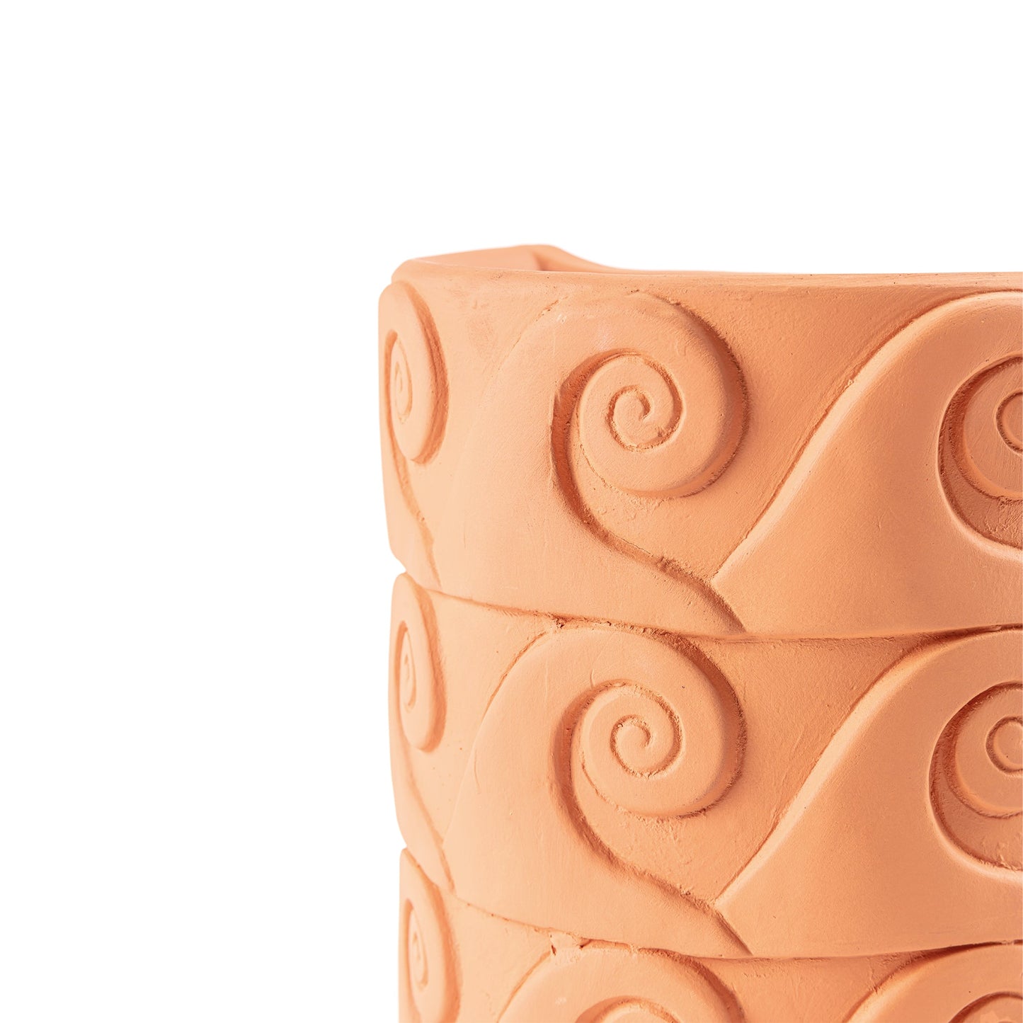 Magna Graecia Terracotta Wall vase Onde