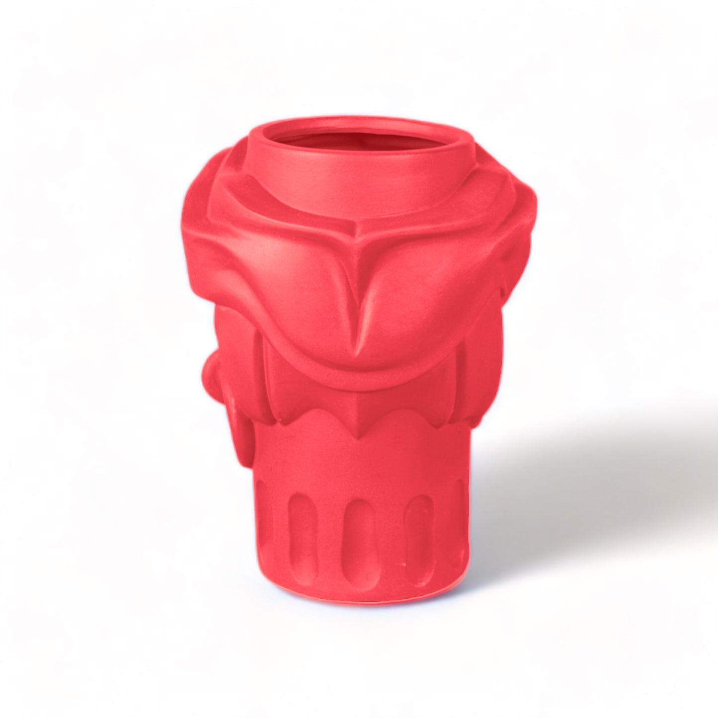 Terracotta Vase Man - PINK BOUGAINVILLEA