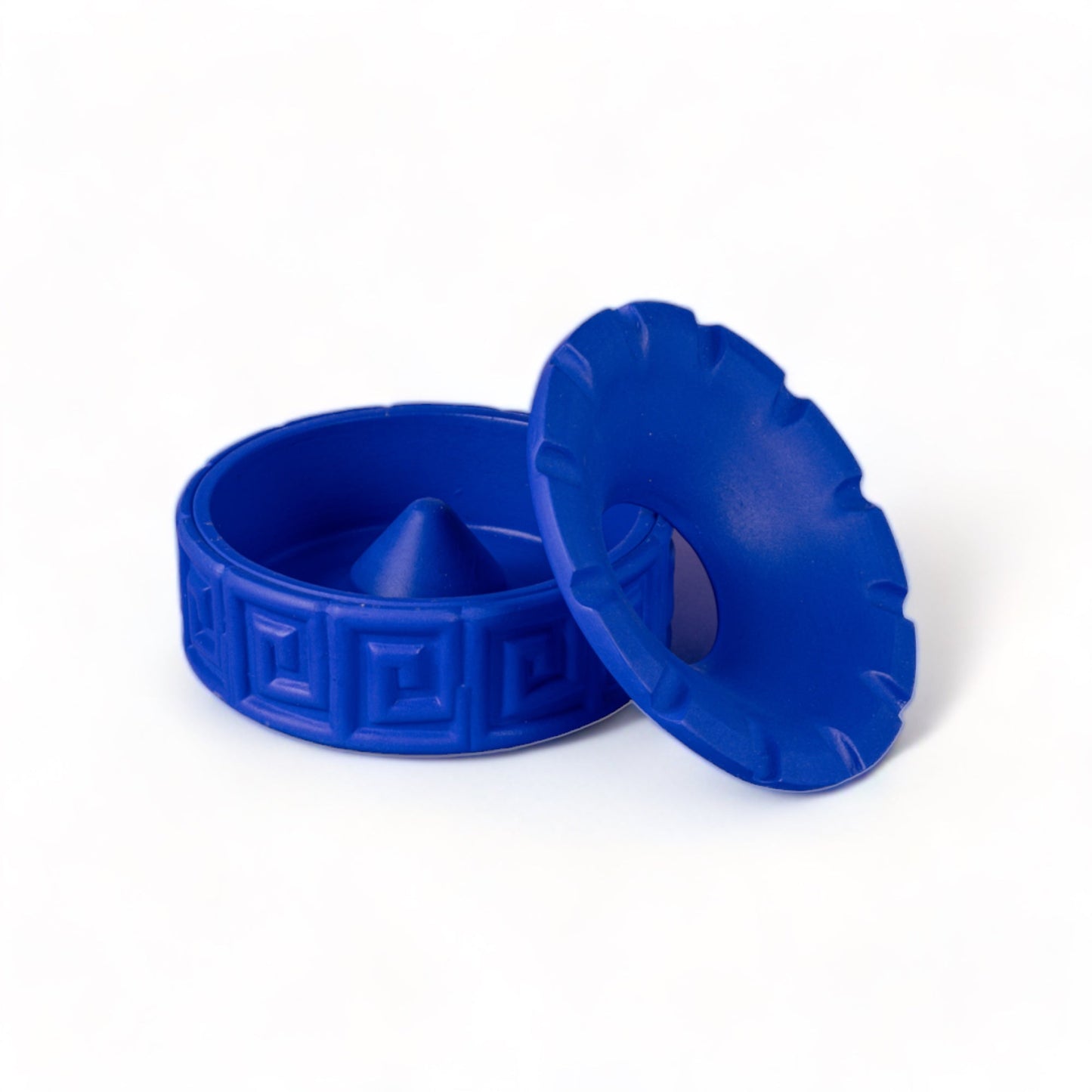 Terracotta Ashtray Greche Blue