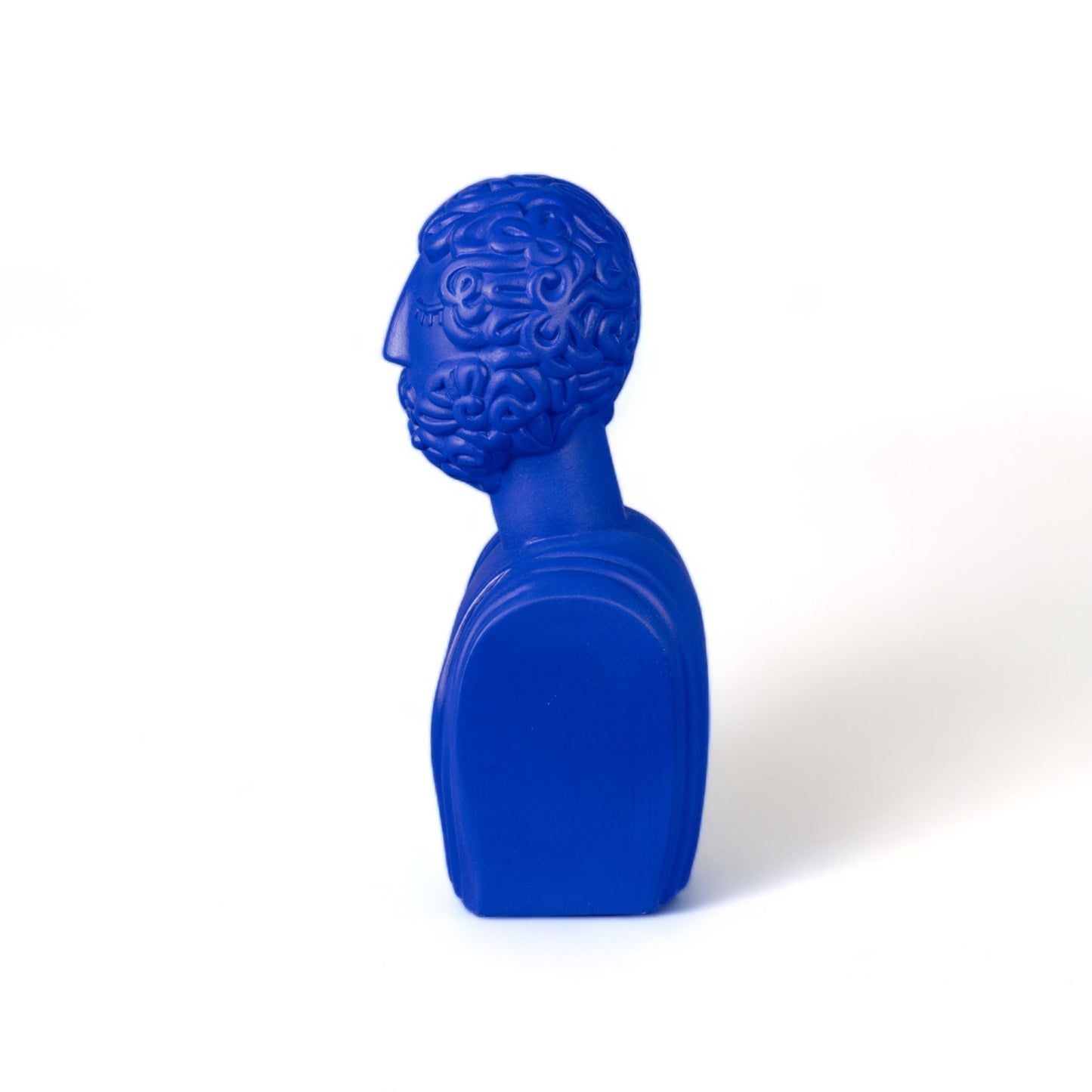 Terracotta Bust Man Blue