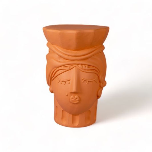 Magna Graecia Terracotta Stool Woman