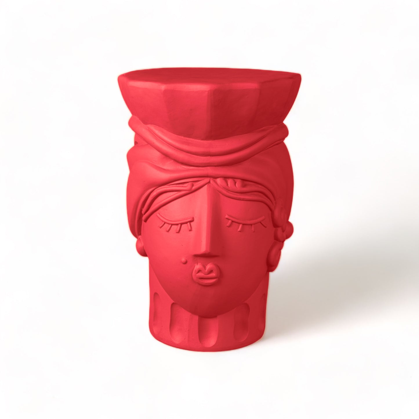 Magna Graecia Terracotta Stool Woman - PINK BOUGAINVILLEA