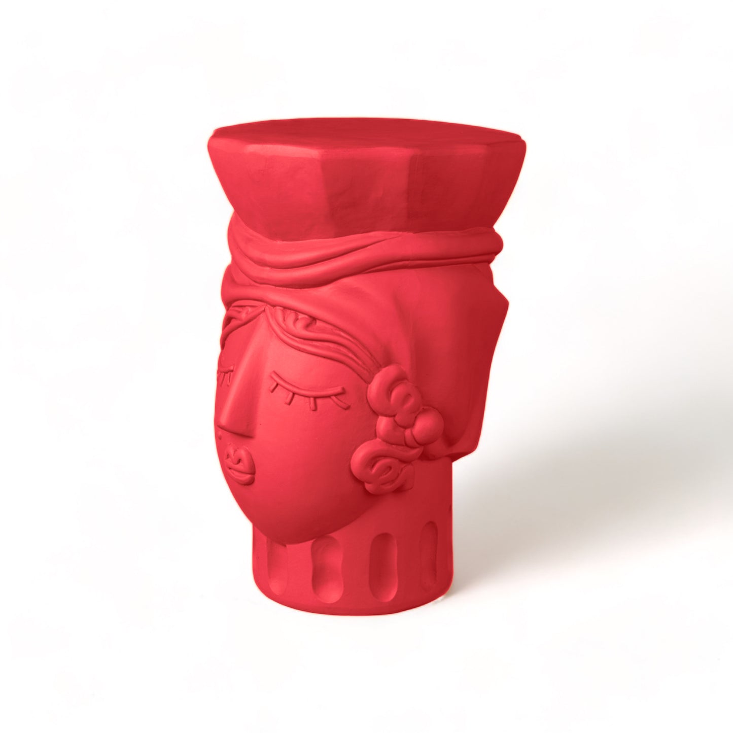 Magna Graecia Terracotta Stool Woman - PINK BOUGAINVILLEA