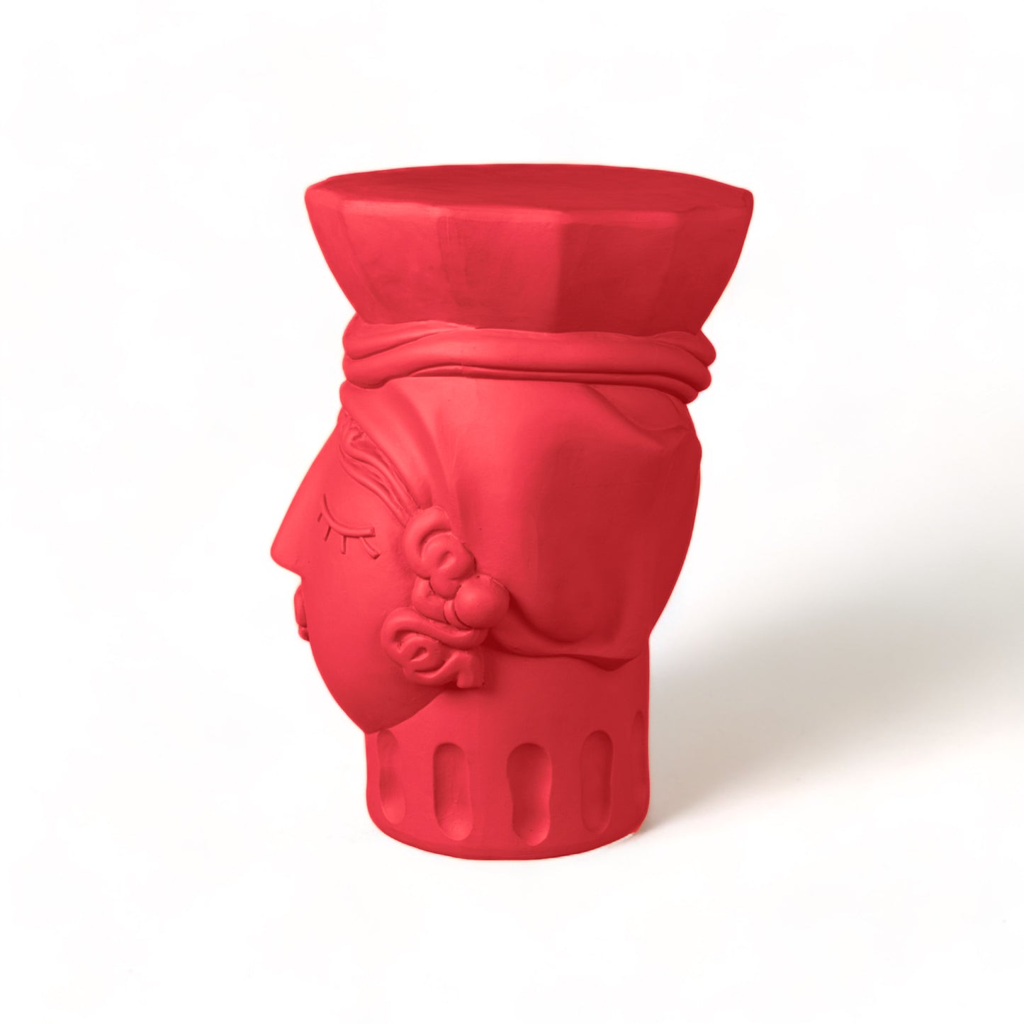 Magna Graecia Terracotta Stool Woman - PINK BOUGAINVILLEA