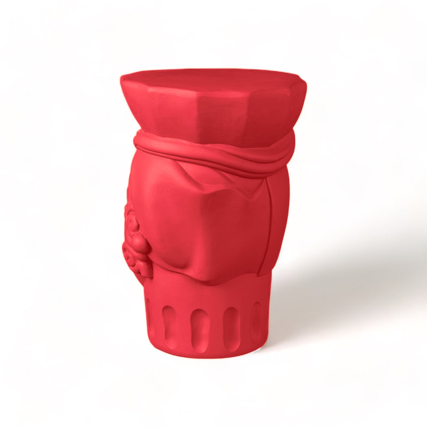 Magna Graecia Terracotta Stool Woman - PINK BOUGAINVILLEA