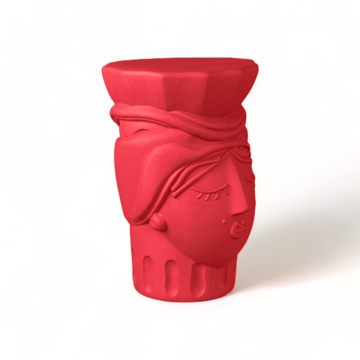Magna Graecia Terracotta Stool Woman - PINK BOUGAINVILLEA