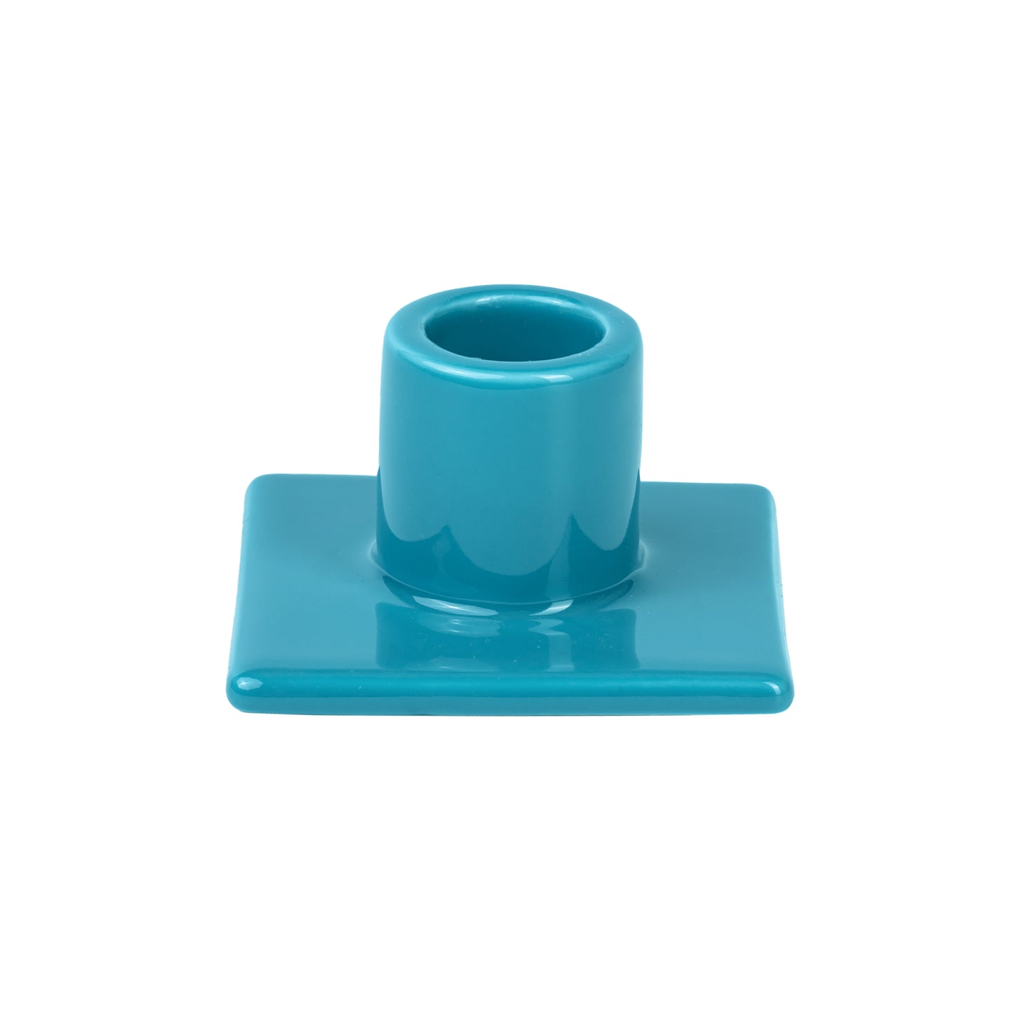 BLUE Taper candle holder