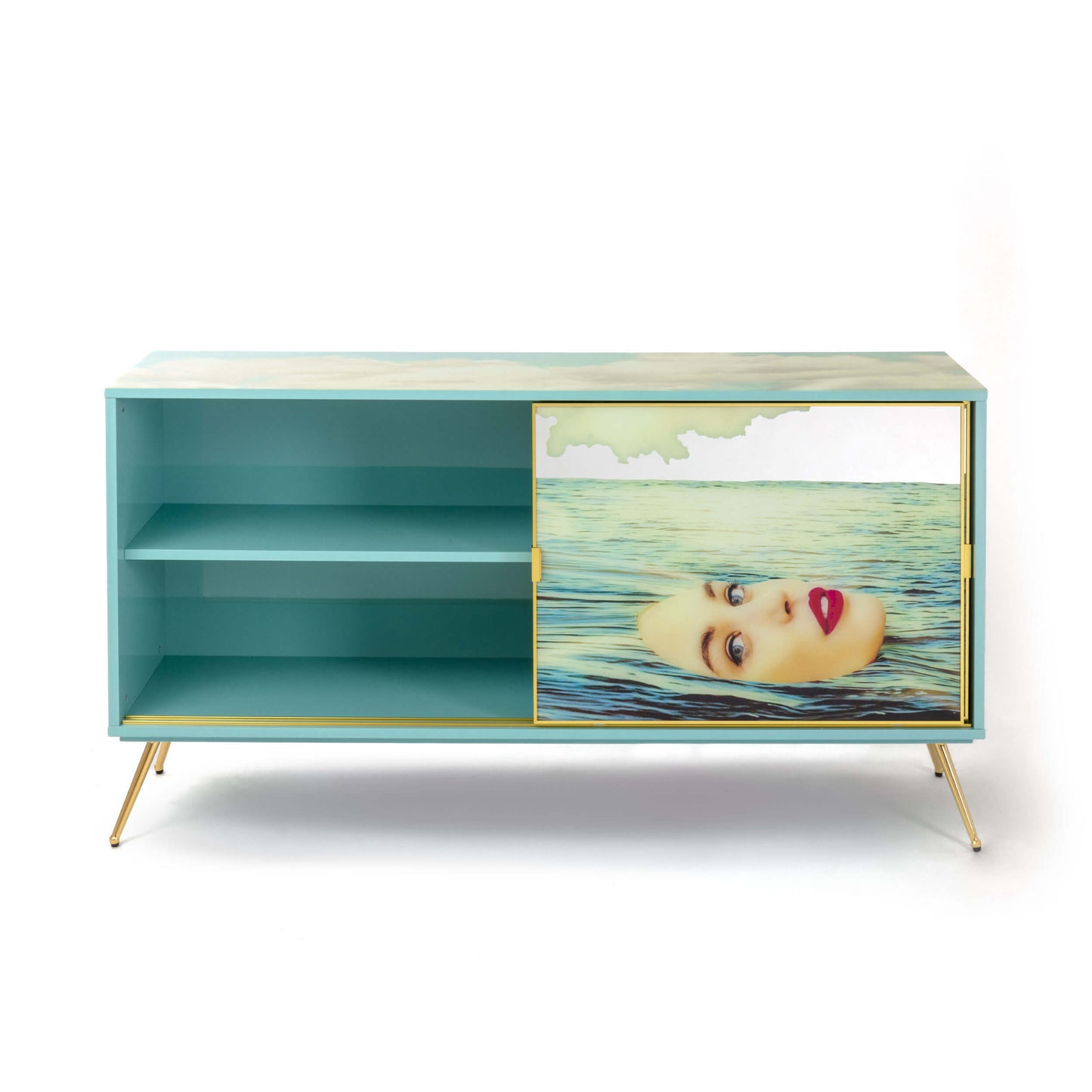 Cabinet Sliding Door Sea Girl