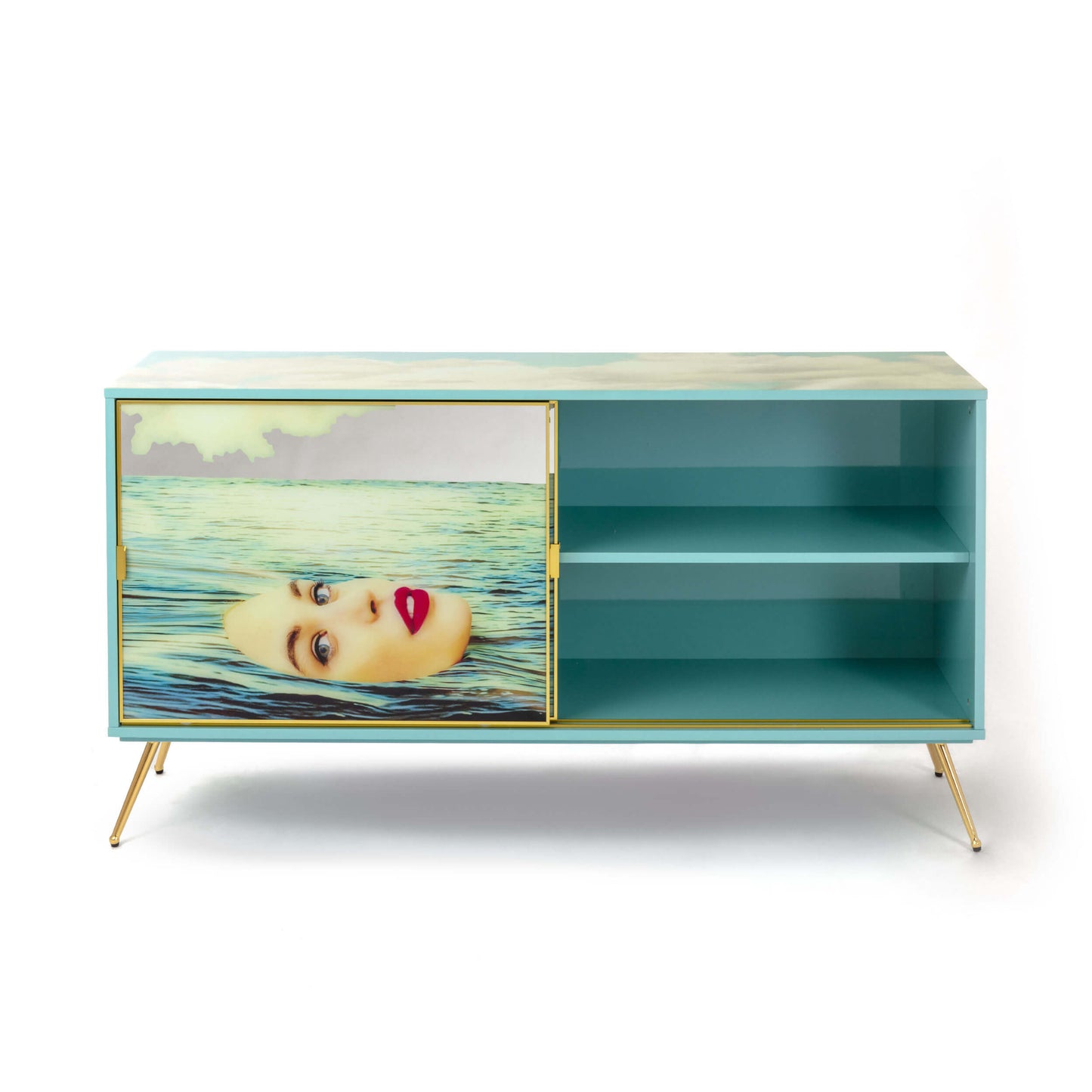 Cabinet Sliding Door Sea Girl