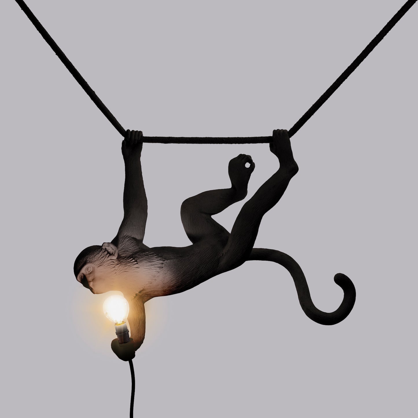 The Monkey Lamp Swing Black