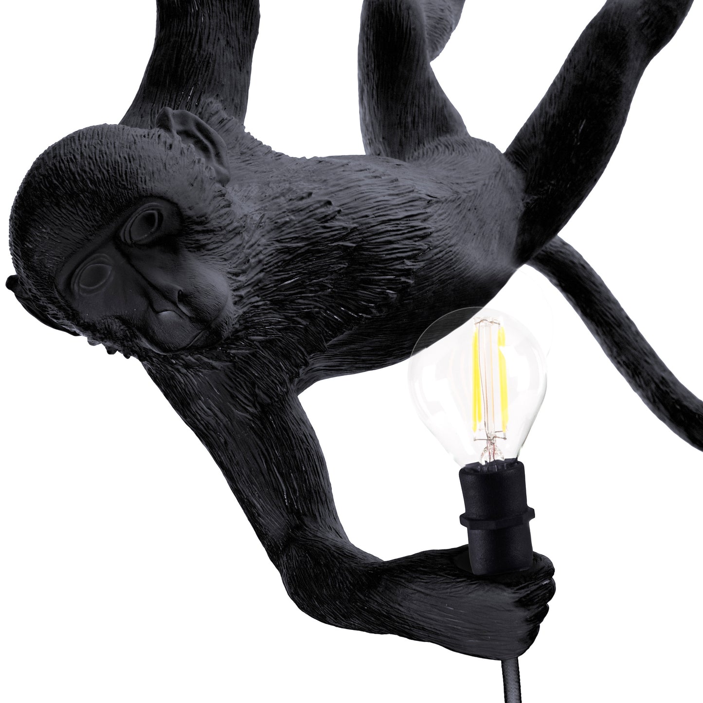 The Monkey Lamp Swing Black