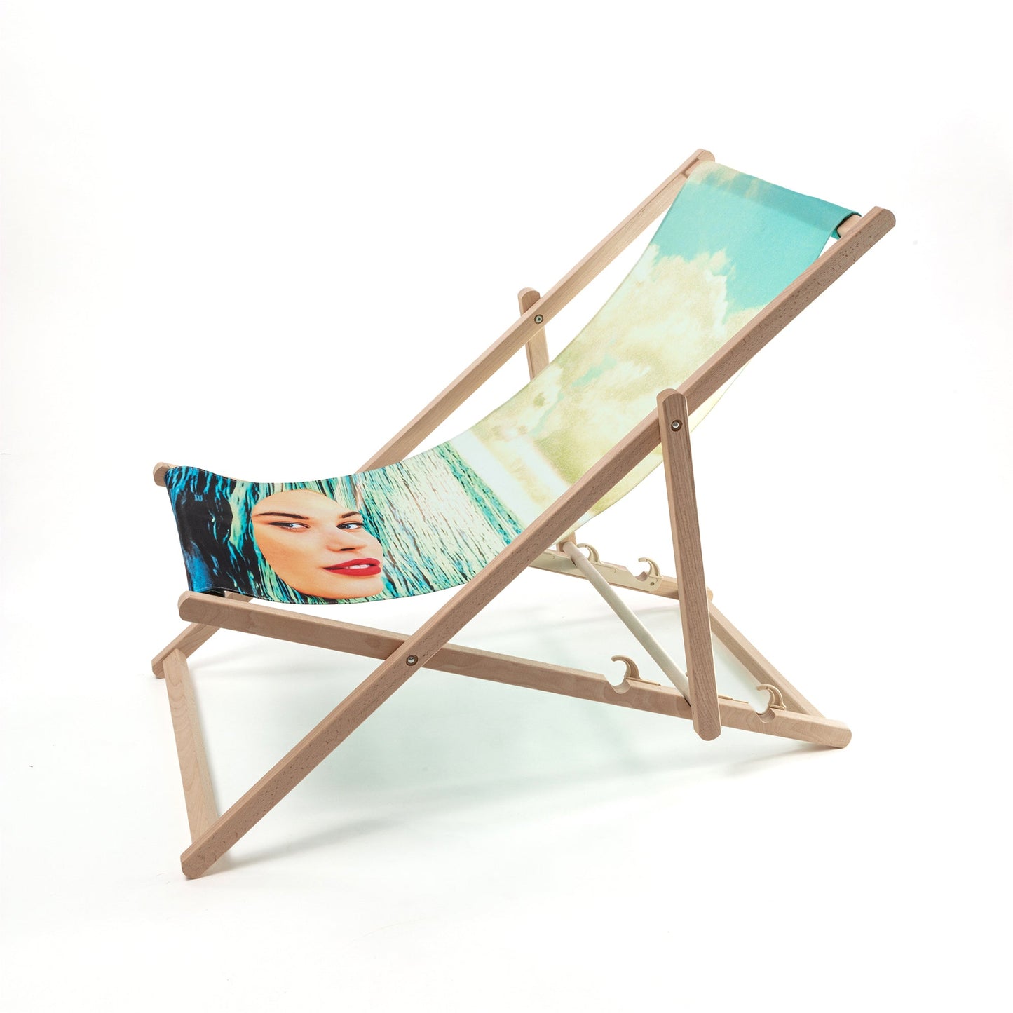 Deck Chair Girl in the Sea