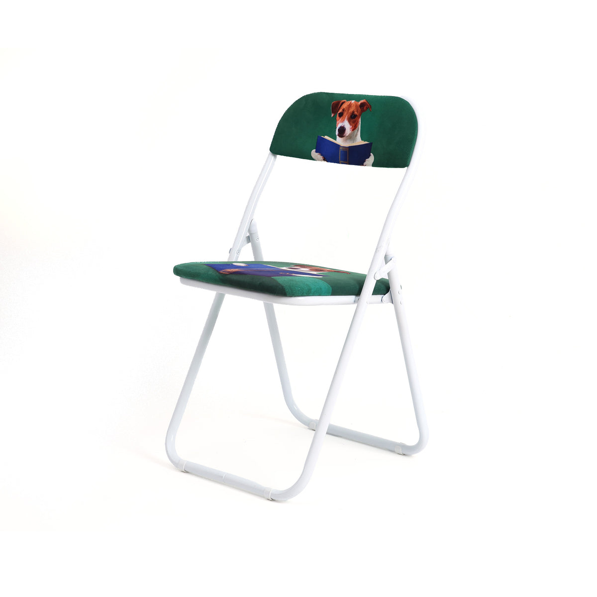 TOILETPAPER PETS FOLDING CHAIR - NERDY DOG