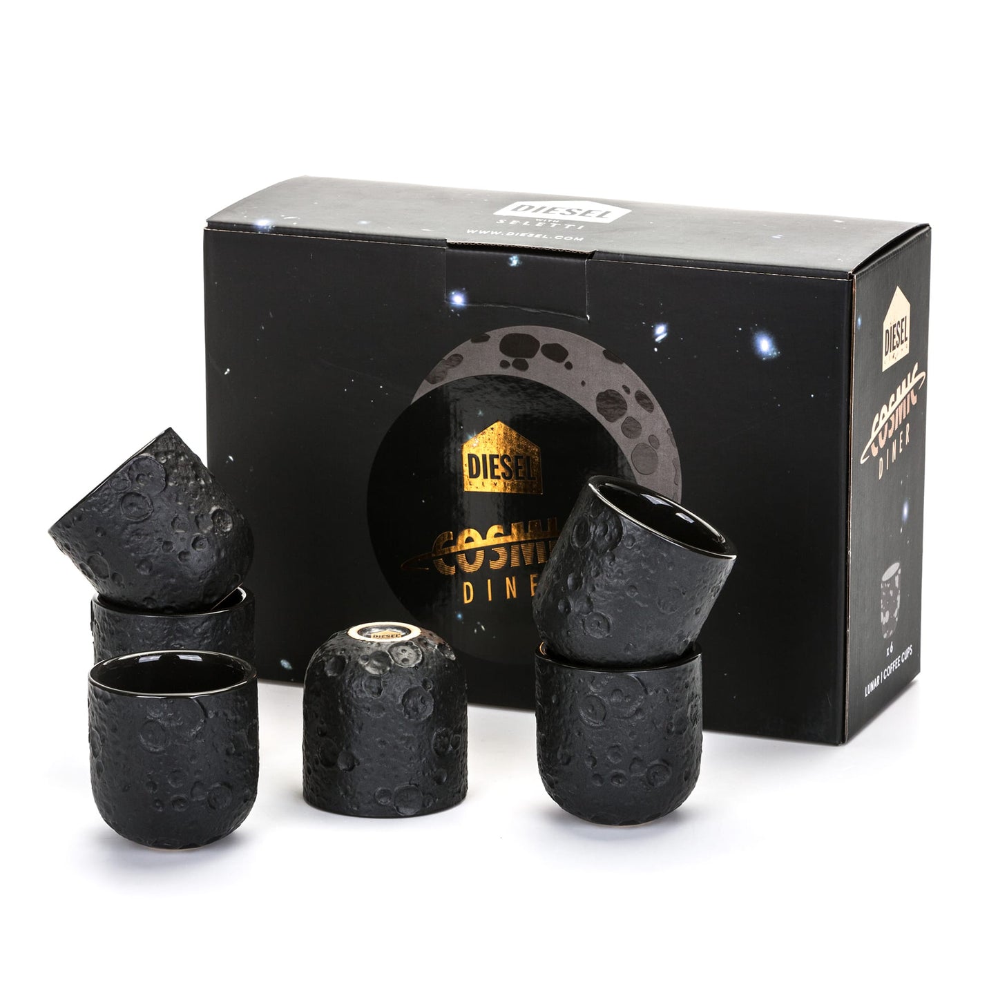 Cosmic Diner Lunar Coffee cups set of 6