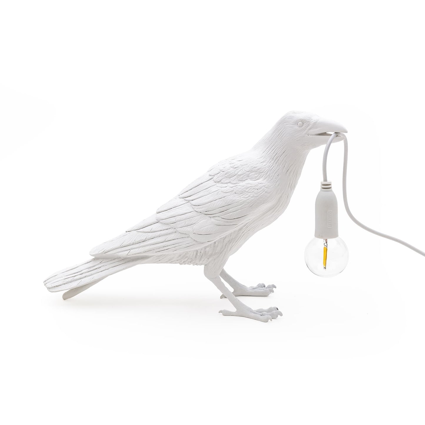 Bird Lamp White Waiting OUTDOOR