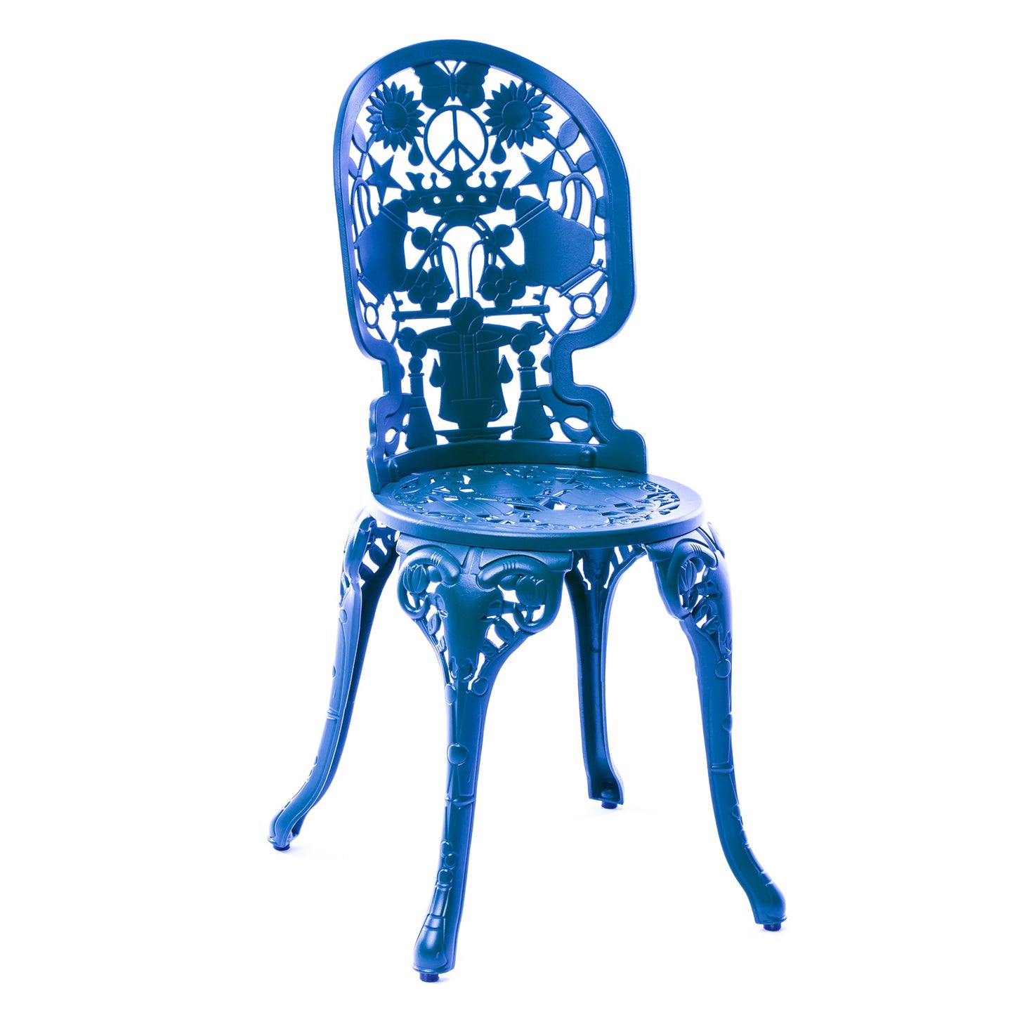 Industry Collection ALUMINIUM CHAIR - SKY BLUE