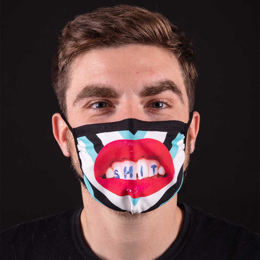 Facemask Shit Stripe M/L